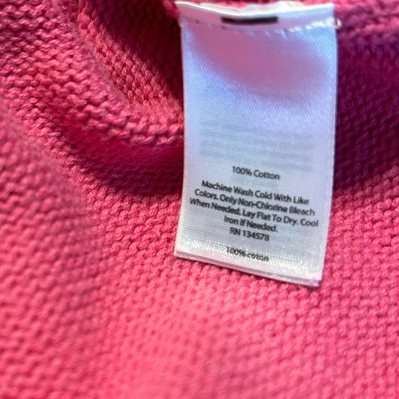 Vineyard Vines hot pink whale logo sweater size XL - Picture 4 of 6